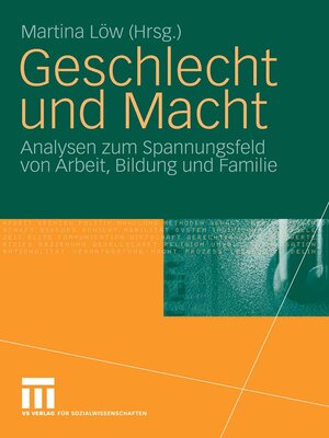 cover image of Geschlecht und Macht